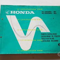 HONDA XL 350 R 1986 catalogo ricambi ORIGINALE