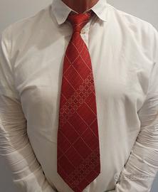 Cravatta vintage Canasta poliestere Made in Italy