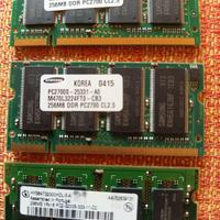 Memorie 256 MB per portatili