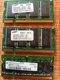 Memorie 256 MB per portatili
