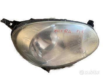 FARO ANTERIORE DESTRO NISSAN Micra 7Â° Serie 26010