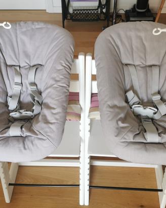 2 Set Tripp Trapp New Born della Stokke
