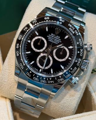 Rolex Daytona 126500LN NERO 11.2024 Completo