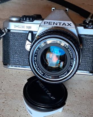 Kit Vintage Pentax ME Super + 3 Obiettivi + Borsa 