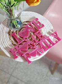 Scritte decorative casa - Beneficenza