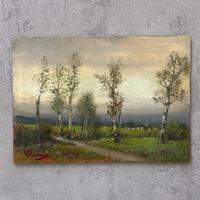 Dipinto olio su tavola Giovanni Pisano 1875-1964