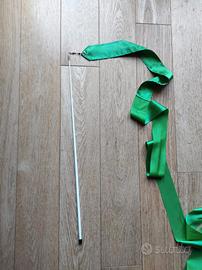 Nastro e bacchetta per ginnastica ritmica