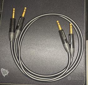 Coppia cavi bilanciati Van Damme silver 1 Metro