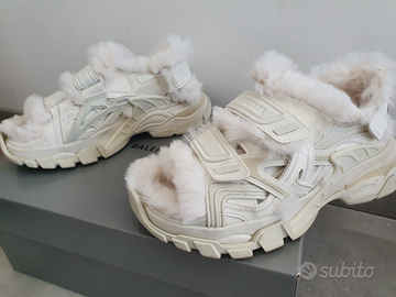 Balenciaga sandali Track Fur 38