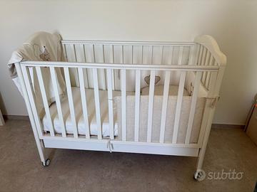 Lettino Italbaby Mon Amour + meterasso e corredi