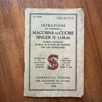 Singer Libretto istruzioni  macchina da cucire