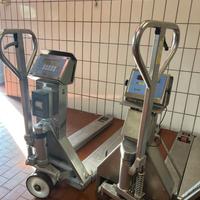 Transpallet acciaio inox Con pesa bilancia