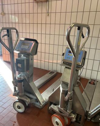 Transpallet acciaio inox Con pesa bilancia