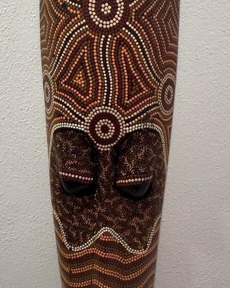 Maschera etnica grande 100cm dipinta a mano