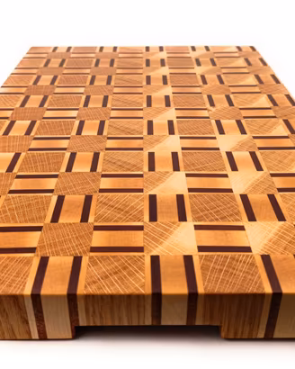 Tagliere fatto a mano in legno 47,6x34X4