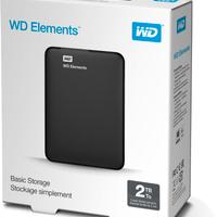 Hard disk portatile esterno 2,5" Usb 3.0 da 2 TB