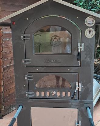 Forno a legna da esterno Fontana 70 come nuovo