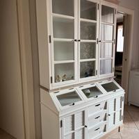 Mobile credenza con vetrina shabby chic
