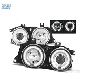 FARI OCCHI ANGEL BMW E32 E34 CROMATI