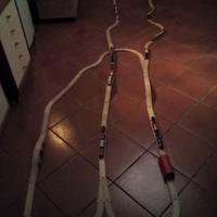 trenino elettrico con pista in binari in legno