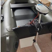 gommone/gommoncino da pesca  con motore e batterie
