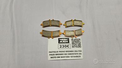 PASTIGLIE FRENO BREMBO Z04 PER PINZE BREMBO M4