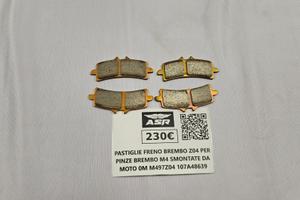 PASTIGLIE FRENO BREMBO Z04 PER PINZE BREMBO M4