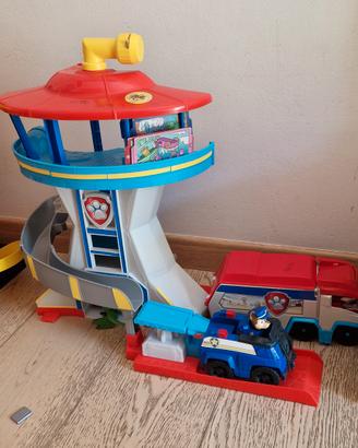 torre paw patrol e autobus