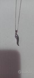 Collana con ciondolo tutto in argento 925