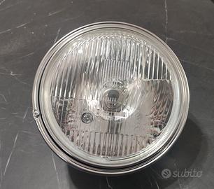 Faro Moto Universale da 20cm Cromato per Cafè Race