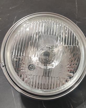 Faro Moto Universale da 20cm Cromato per Cafè Race