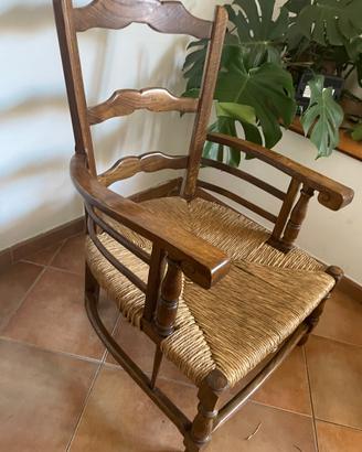 Struttura poltrona in legno