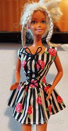 Vestitino a fiori per Barbie vintage metà anni 90 