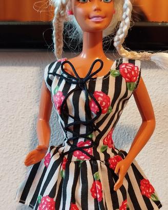 Vestitino a fiori per Barbie vintage metà anni 90 