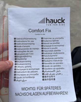 Hauck for kids comfort fix seggiolino auto