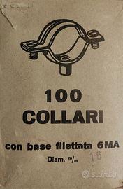 Collari Zincati per fissaggio tubi