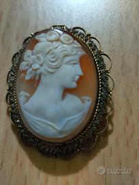 Cameo vintage spilla/ ciondolo