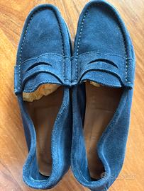 Mocassino uomo blu