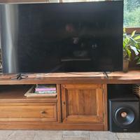 porta TV in legno massello