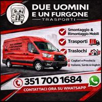 Traslochi-trasporti-smontaggio rimontaggio mobili