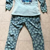 Pigiama Disney donna invernale stitch pile Disney