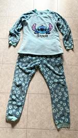 Pigiama Disney donna invernale stitch pile Disney