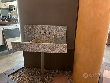 Lavabo Riverstone sassi bagno resina SOTTOCOSTO