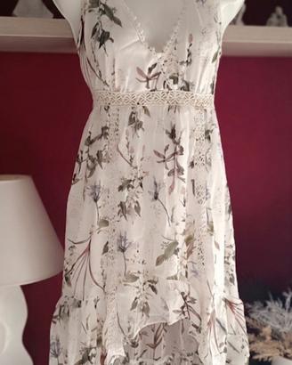 abito Guess 100% seta con coda taglia M made in i