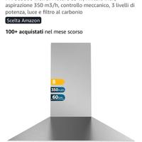 Cappa nuova imballata