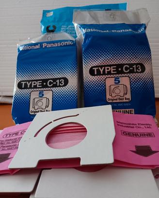 sacchetti C13 per aspirapolvere  Panasonic