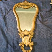 specchio d'epoca dorato