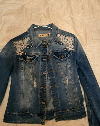 giacca in jeans zuiki