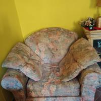 poltrona tessuto cotone 