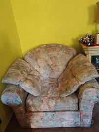 poltrona tessuto cotone 